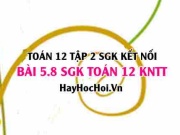 Bài 5.8 SGK Toán 12 tập 2 Kết nối tri thức: Bài toán thực tế về mái nhà hình chóp